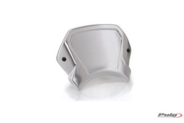SZYBA OWIEWKA PUIG RETROPLATE DO HARLEY-DAVIDSON SPORTSTER 48 17-20 (ALUMINIOWA) SREBRNA