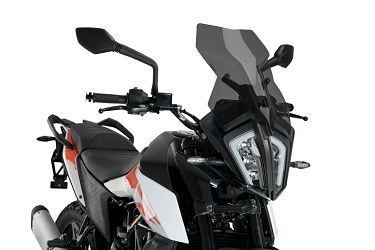 SZYBA TURYSTYCZNA PUIG DO KTM 250 / 390 ADVENTURE MOCNO PRZYCIEMNIONA
