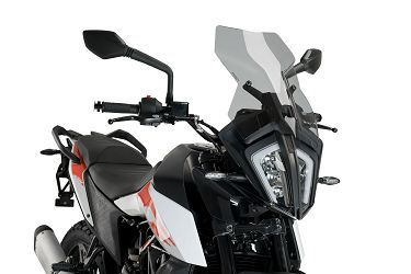 SZYBA TURYSTYCZNA PUIG DO KTM 250 / 390 ADVENTURE LEKKO PRZYCIEMNIONA