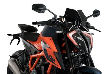 SZYBA OWIEWKA PUIG DO KTM SUPERDUKE R 1290 20-22 CZARNA