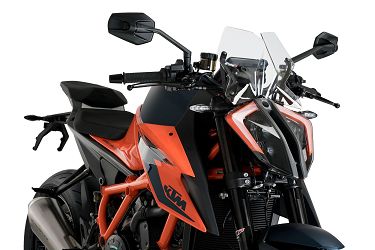 SZYBA OWIEWKA PUIG DO KTM SUPERDUKE R 1290 20-22 PRZEZROCZYSTA