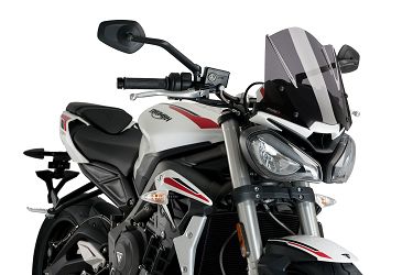 SZYBA OWIEWKA PUIG DO TRIUMPH STREET TRIPLE R / RS / S 20-22 MOCNO PRZYCIEMNIONA