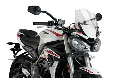 SZYBA OWIEWKA PUIG DO TRIUMPH STREET TRIPLE R / RS / S 20-22 PRZEZROCZYSTA
