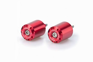 CIĘŻARKI / KOŃCÓWKI KIEROWNICY DŁUGIE PUIG DO KAWASAKI Z650 17-22 CZERWONE