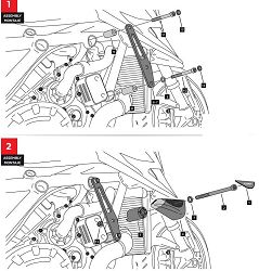 CRASH PADY PUIG DO KTM 1290 SUPERDUKE R 20-22 (WERSJA PRO) CZARNE