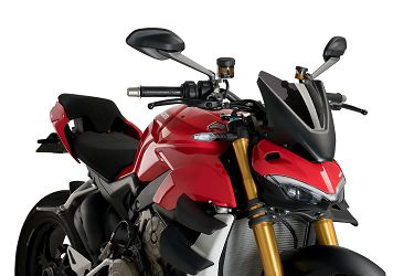 SZYBA OWIEWKA PUIG DO DUCATI STREETFIGHTER V4 / S 20-22 (SPORT) MOCNO PRZYCIEMNIONA
