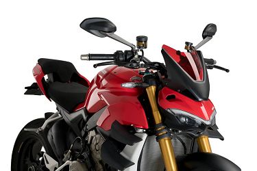 SZYBA OWIEWKA PUIG DO DUCATI STREETFIGHTER V4 / S 20-22 (SPORT) CZERWONA
