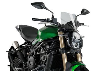 SZYBA SPORTOWA NOWEJ GENERACJI PUIG DO BENELLI BN 752S 18-21 LEKKO PRZYCIEMNIONA