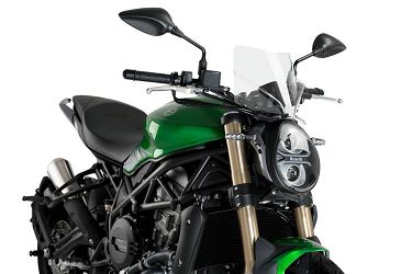 SZYBA SPORTOWA NOWEJ GENERACJI PUIG DO BENELLI BN 752S 18-21 PRZEZROCZYSTA