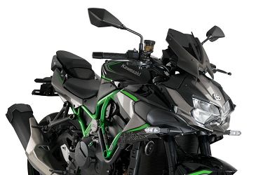SZYBA SPORTOWA NOWEJ GENERACJI PUIG DO KAWASAKI Z H2 20-22 MOCNO PRZYCIEMNIONA