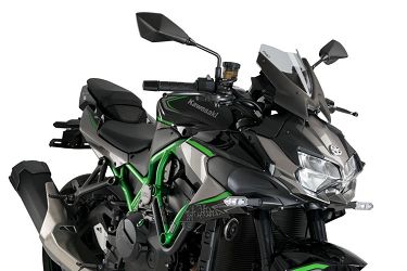 SZYBA SPORTOWA NOWEJ GENERACJI PUIG DO KAWASAKI Z H2 20-22 LEKKO PRZYCIEMNIONA