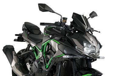 SZYBA SPORTOWA NOWEJ GENERACJI PUIG DO KAWASAKI Z H2 20-22 CZARNA