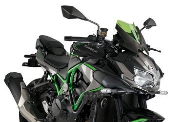 SZYBA SPORTOWA NOWEJ GENERACJI PUIG DO KAWASAKI Z H2 20-22 ZIELONA
