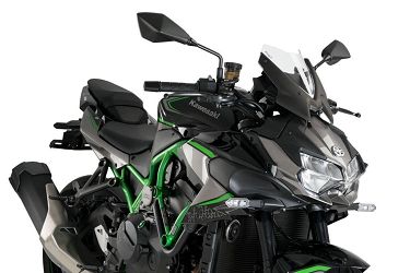 SZYBA SPORTOWA NOWEJ GENERACJI PUIG DO KAWASAKI Z H2 20-22 PRZEZROCZYSTA