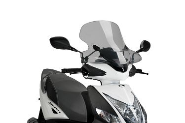 SZYBA OWIEWKA PUIG DO KYMCO AGILITY CITY 50 / 125 20-22 (CITY TOURING) LEKKO PRZYCIEMNIONA
