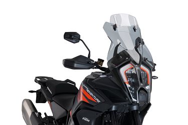 SZYBA TOURING Z DEFLEKTOREM PUIG DO KTM 1290 SUPER ADVENTURE R/S 21 LEKKO PRZYCIEMNIONA