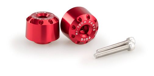 CIĘŻARKI / KOŃCÓWKI KIEROWNICY KRÓTKIE PUIG DO APRILIA RS 660 21-22 CZERWONE