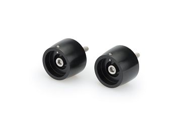 CIĘŻARKI / KOŃCÓWKI KIEROWNICY KRÓTKIE Z WYMIENNĄ NASADKĄ PUIG DO APRILIA RS 660 21-22 CZARNE
