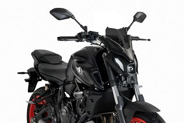 SZYBA SPORTOWA NOWEJ GENERACJI PUIG DO YAMAHA MT-07 21-24 MOCNO PRZYCIEMNIONA