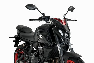 SZYBA SPORTOWA NOWEJ GENERACJI (SPORT PLUS) PUIG DO YAMAHA MT-07 21-22 CZERWONA