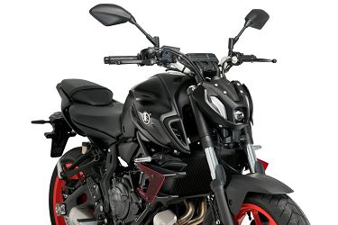 BOCZNE SPOILERY DOCISKOWE DO YAMAHA MT-07 21-22 CZERWONE