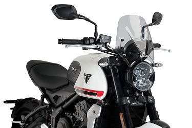 SZYBA SPORTOWA NOWEJ GENERACJI PUIG DO TRIUMPH TRIDENT 660 21-22 LEKKO PRZYCIEMNIONA