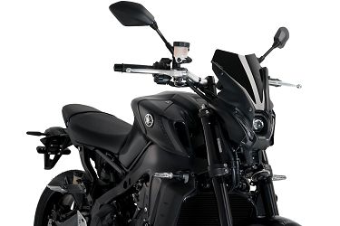 SZYBA OWIEWKA PUIG DO YAMAHA MT-09 21-22 (SPORT) CZARNA
