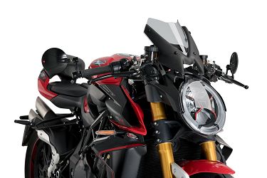 SZYBA SPORTOWA NOWEJ GENERACJI PUIG DO MV AGUSTA BRUTALE 1000RR 20-21 LEKKO PRZYCIEMNIONA
