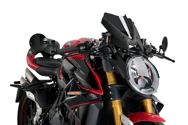 SZYBA SPORTOWA NOWEJ GENERACJI PUIG DO MV AGUSTA BRUTALE 1000RR 20-21 CZARNA