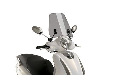 SZYBA OWIEWKA (URBAN) PUIG DO YAMAHA D'ELIGHT 2021 LEKKO PRZYCIEMNIONA