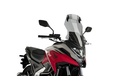 SZYBA TURYSTYCZNA PUIG DO HONDA NC750X 21-23 (Z DEFLEKTOREM) LEKKO PRZYCIEMNIONA