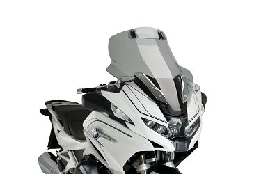 SZYBA TURYSTYCZNA PUIG DO BMW R1250RT 21-23 (Z DEFLEKTOREM) LEKKO PRZYCIEMNIONA