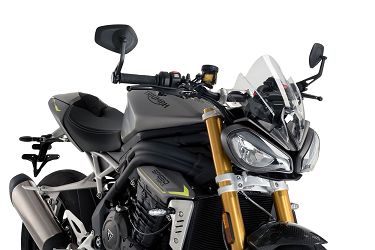 SZYBA SPORTOWA NOWEJ GENERACJI PUIG DO TRIUMPH SPEED TRIPLE RS 21 PRZEZROCZYSTA