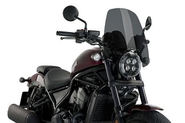 SZYBA SPORTOWA NOWEJ GENERACJI (TOURING) PUIG DO HONDA CMX 1100 REBEL 21-22 MOCNO PRZYCIEMNIONA