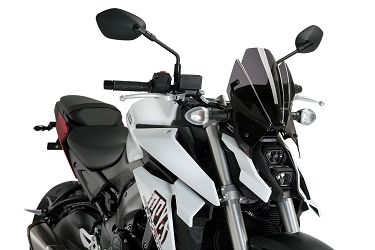 SZYBA SPORTOWA NOWEJ GENERACJI PUIG DO SUZUKI GSX-S1000 2022 MOCNO PRZYCIEMNIONA