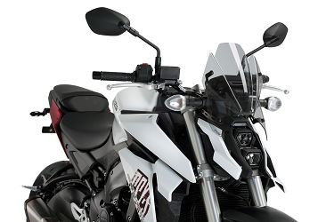 SZYBA SPORTOWA NOWEJ GENERACJI PUIG DO SUZUKI GSX-S1000 2022 LEKKO PRZYCIEMNIONA