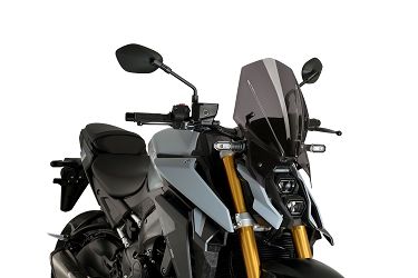 SZYBA SPORTOWA NOWEJ GENERACJI (TOURING) PUIG DO SUZUKI GSX-S1000 2022 MOCNO PRZYCIEMNIONA