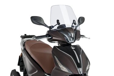 SZYBA OWIEWKA (TRAFFIC) PUIG DO KYMCO PEOPLE S 125 18-22 LEKKO PRZEZROCZYSTA