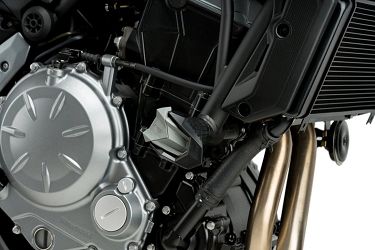 CZĘŚCI ZAMIENNE - KRĄŻKI NYLONOWE + PARA GUMOWYCH KOŃCÓWEK DO CRASH PADS R19 (Z 85MM - ŚRUBY M10) CZARNE