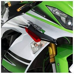 BOCZNE SPOILERY DOCISKOWE DO KAWASAKI ZX-6R 09-16 CZERWONE
