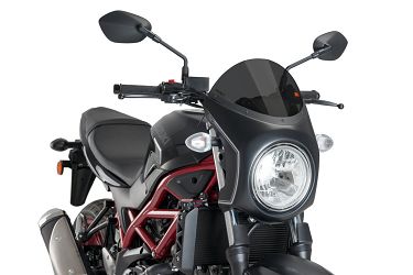 SZYBA PÓŁOWIEWKA PUIG W STYLU RETRO DO SUZUKI SV650 16-21 MOCNO PRZYCIEMNIONA