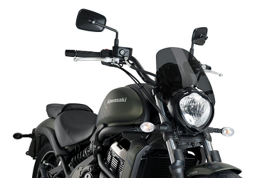 SZYBA SPORTOWA NOWEJ GENERACJI PUIG DO KAWASAKI VULCAN S 15-21 MOCNO PRZYCIEMNIONA