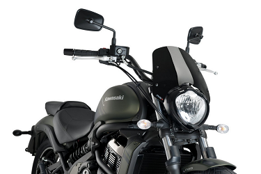 SZYBA SPORTOWA NOWEJ GENERACJI PUIG DO KAWASAKI VULCAN S 15-21 CZARNA