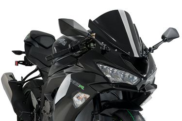 SZYBA Z-RACING PUIG DO KAWASAKI ZX-6R 18-21 CZARNA