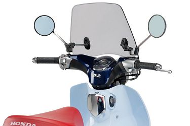 SZYBA OWIEWKA (TRAFFIC) PUIG DO HONDA SUPER CUB C125 18-22 LEKKO PRZYCIEMNIONA
