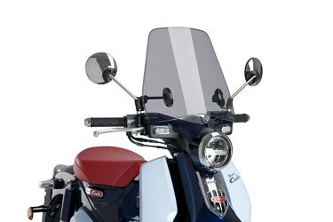 SZYBA OWIEWKA (URBAN) PUIG DO HONDA SUPER CUB C125 18-22 LEKKO PRZYCIEMNIONA