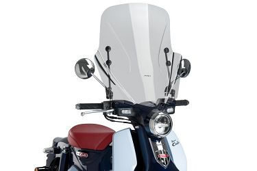 SZYBA OWIEWKA (T.X.) PUIG DO HONDA SUPER CUB C125 18-22 PRZEZROCZYSTA