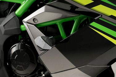 CRASH PADY R19 PUIG DO KAWASAKI NINJA 125 19-21 CZARNE
