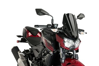 image 1 for SZYBA OWIEWKA PUIG DO KAWASAKI Z400 19-21 CZARNA 