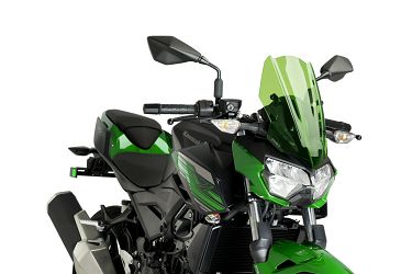 SZYBA OWIEWKA PUIG DO KAWASAKI Z400 19-21 ZIELONA